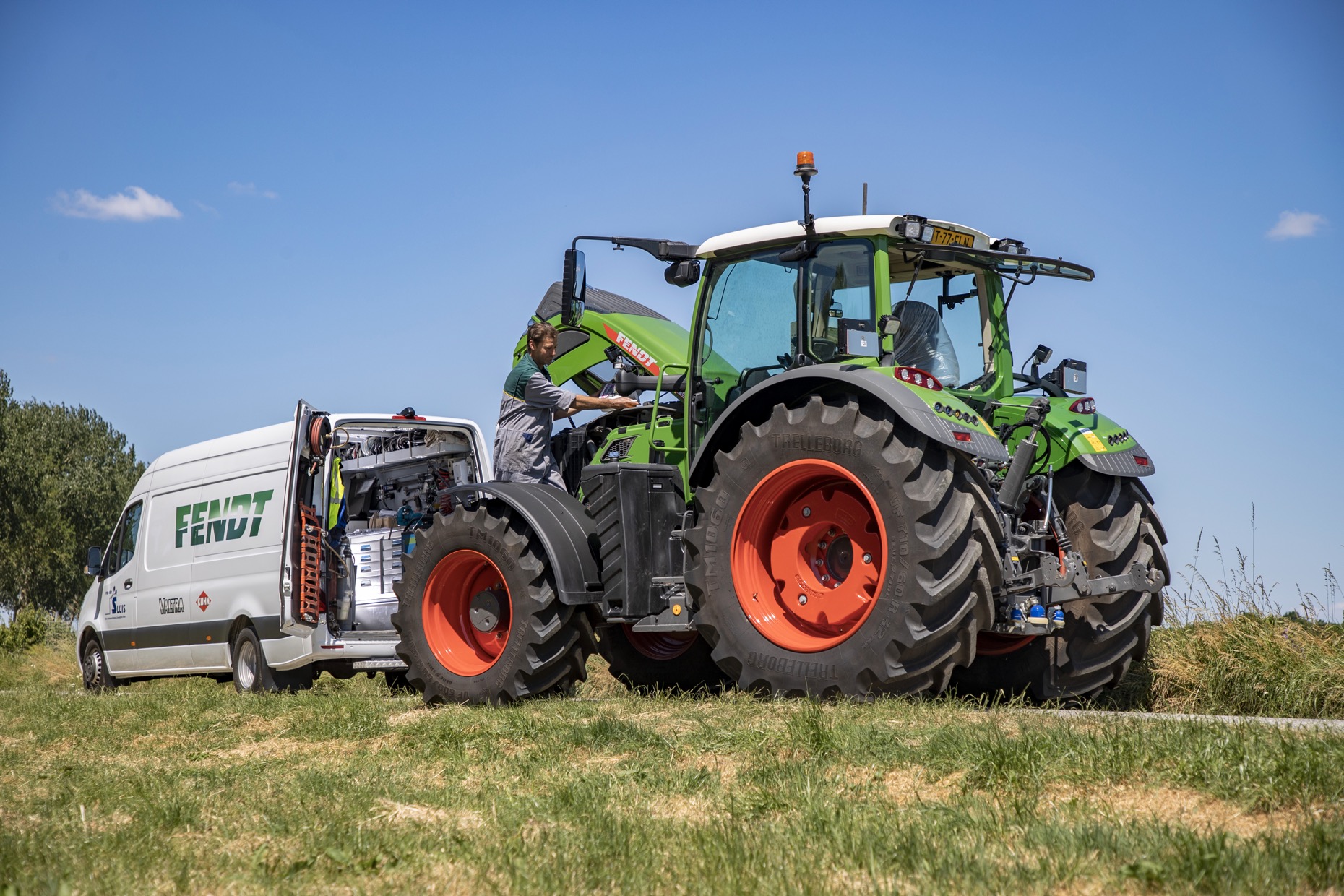 Fendt servicewagen van der Sluis
