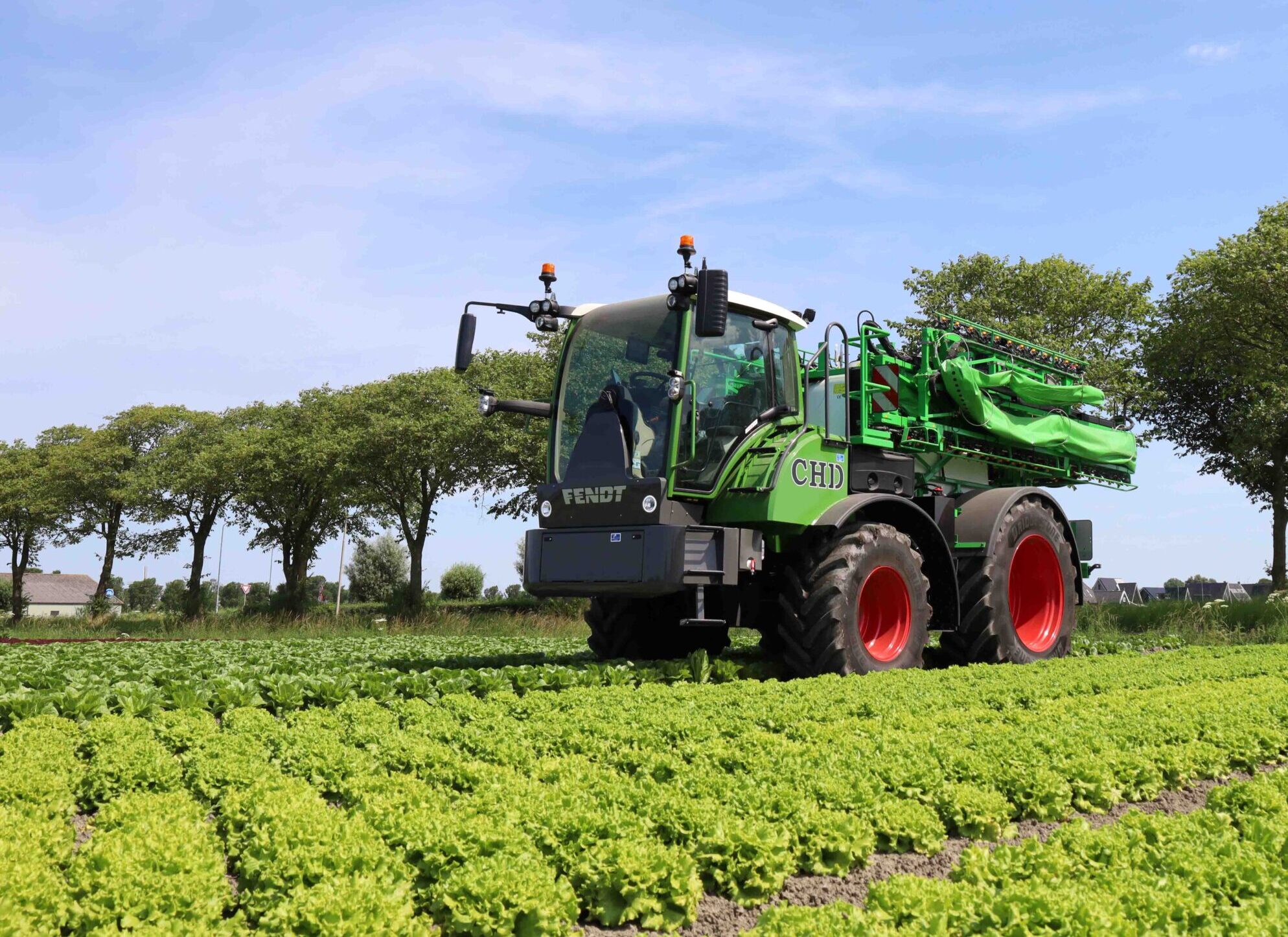 Fendt/CHD zelfrijdende veldspuit