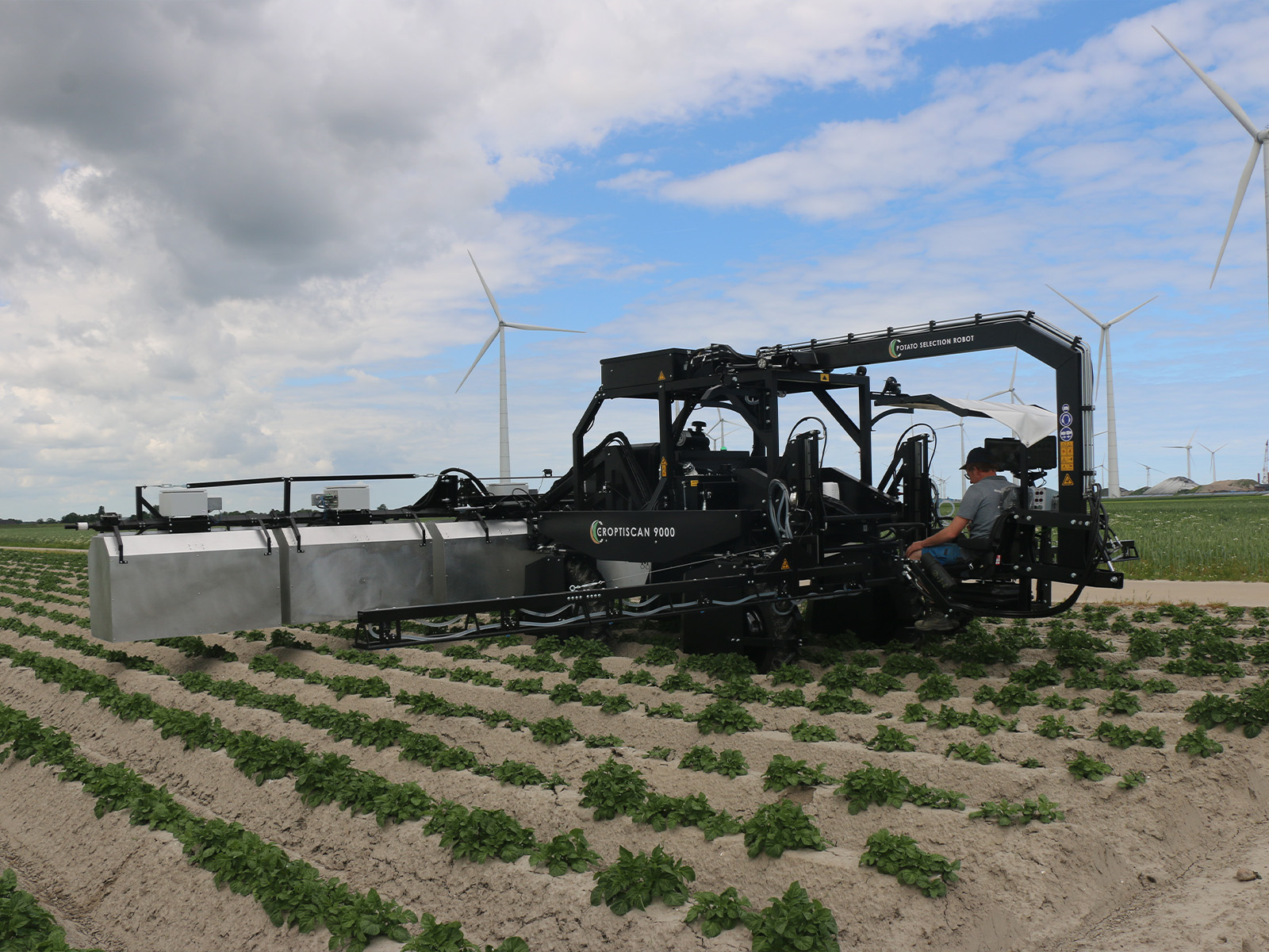 CroptiScan aardappel selectie robot