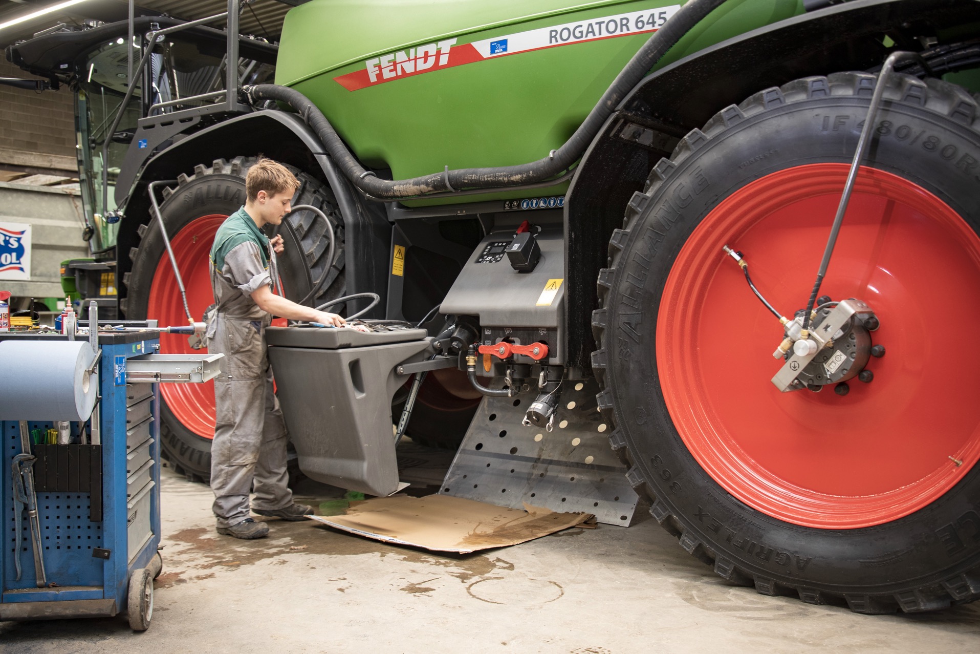 Leerling landbouwmonteur