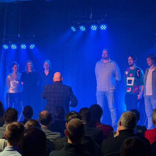 Kerstborrel 2025 met Rob en Emiel